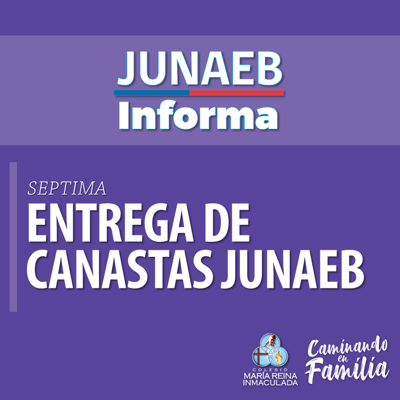 INFORMACIÓN 7ma ENTREGA DE CANASTAS DE ALIMENTOS JUNAEB