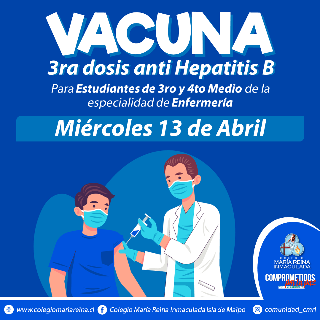 FECHA DE VACUNACIÓN ESTUDIANTES DE ENFERMERÍA