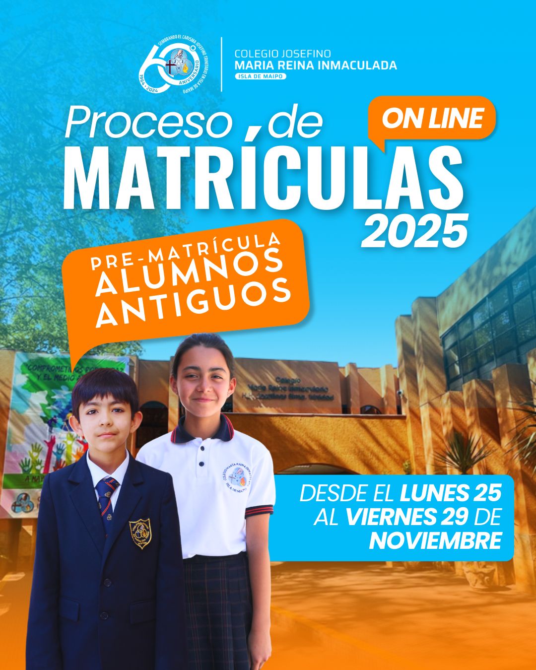 INICIO PROCESO DE PRE-MATRÍCULA ONLINE ALUMNOS ANTIGUOS